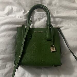 Michael Kors Forest Green Satchel